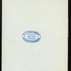DINNER [held by] NEW YORK CREDIT MEN'S ASSOCIATION [at] HOTEL ST. DENIS (HOTEL;)
