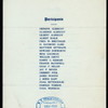 SECOND ANNUAL BANQUET [held by] COHOCKSINK CANOE CLUB [at] "HOTEL MAJESTIC, PHILADELPHIA, PA" (HOTEL;)
