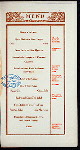 DINNER IN HONOR OF FRANK E. BEAL [held by] JOHN F. HARRIGAN [at] "HOTEL PONTCHARTRAIN, DETROIT, MI" (HOTEL;)
