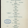 FIRST ANNUAL BANQUET [held by] THE UPHOLSTERY AND ALLIED TRADES [at] "THE ST. JAMES HOTEL, PHILADELPHIA, PA" (HOTEL;)