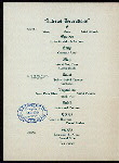 FIRST ANNUAL BANQUET [held by] THE UPHOLSTERY AND ALLIED TRADES [at] "THE ST. JAMES HOTEL, PHILADELPHIA, PA" (HOTEL;)