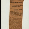 DINNER TO AMBASSADOR OF MEXICO AND MR. BACON ASSISTANT SECRETARY OF STATE [held by] DELEGATES OF NICARAGUA AND HONDURAS TO THE CENTRAL AMERICAN PEACH CONFERENCE [at] "THE NEW WILLARD, WASHINGTON, D.C." (HOTEL;)