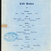 DINNER [held by] MEYERS HOTEL [at] "HOBOKEN,NJ" (HOTEL;)