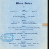 DINNER [held by] MEYERS HOTEL [at] "HOBOKEN,NJ" (HOTEL;)