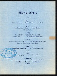 DINNER [held by] MEYERS HOTEL [at] "HOBOKEN,NJ" (HOTEL;)