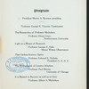 DINNER IN HONOR OF PROFESSOR ALBERT A. MICHELSON [held by] UNIVERSITY OF CHICAGO [at] THE AUDITORIUM ANNEX (HOTEL;)
