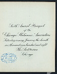 SIXTH ANNUAL BANQUET [held by] CHICAGO STATIONERS ASSOCIATION [at] THE AUDITORIUM (HOTEL;)