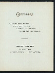 SIXTH ANNUAL BANQUET [held by] CHICAGO STATIONERS ASSOCIATION [at] THE AUDITORIUM (HOTEL;)