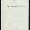 MENU DU SOUPER DU BALL [held by] P.H. [at] "[NEWCASTLE-ON-TYNE], ENGLAND"