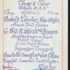 INFORMAL BEEFSTEAK DINNER [held by] CHICAGO PIANO AND ORGAN ASSOCIATION [at] CHICAGO ATHLETIC ASSOCIATION (OTHER (CLUB);)