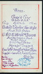 INFORMAL BEEFSTEAK DINNER [held by] CHICAGO PIANO AND ORGAN ASSOCIATION [at] CHICAGO ATHLETIC ASSOCIATION (OTHER (CLUB);)