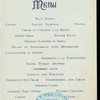 SECOND ANNUAL DINNER [held by] LEHIGH COUNTY PA BAR ASSOCIATION [at] "LYRIC CAFE DINING ROOM, ALLENTOWN, PA" (REST;)