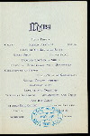 SECOND ANNUAL DINNER [held by] LEHIGH COUNTY PA BAR ASSOCIATION [at] "LYRIC CAFE DINING ROOM, ALLENTOWN, PA" (REST;)