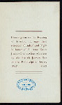 DINNER IN HONOR OF SUPREME COURT JUSTICE CHARLES GRANT GARRISON [held by] SOUTH JERSEY BAR [at] PHILADEPHIA BOURSE ([HOTEL?];)