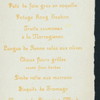 DINNER [held by] GRAND LODGE OF NORWAY [at] "CHRISTIANIA, NORWAY [OSLO]" (FOR;)