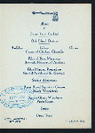 DINNER [held by] MODERN WOODMEN OF AMERICA [at] "HOTEL WOODSTOCK, [WOODSTOCK?], NY" (HOTEL;)
