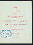 DINNER [held by] NEW YORKERS CLUB [at] HOTEL ASTOR (HOTEL;)