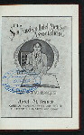 FIRST ANNUAL BANQUET [held by] THE SAN FRANCISCO HOTEL MEN'S ASSOCIATION [at] HOTEL ST. FRANCIS (HOTEL;)