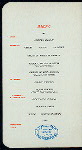 COMPLIMENTARY DINNER [held by] FRIENDS OF MR. ARTHUR J. O'KEEFFE [at] "MONTAUK CLUB, BROOKLYN, NY" (OTHER [PRIVATE?];)