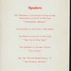ANNUAL DINNER [held by] RUTGERS COLLEGE ALUMNI ASSOCIATION OF THE CITY OF NEW YORK [at] "PLAZA, THE" (HOTEL;)