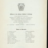 COMING OF AGE BANQUET [held by] MASTER BUILDERS' EXCHANGE OF PHILADELPHIA [at] MAJESTIC HOTEL (HOTEL;)