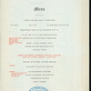 COMING OF AGE BANQUET [held by] MASTER BUILDERS' EXCHANGE OF PHILADELPHIA [at] MAJESTIC HOTEL (HOTEL;)