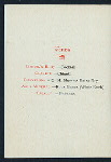 DINNER [held by] FLORIDA POSTMASTERS ASSOCIATION [at] "GRAND ORIENT RESTAURANT,  (TAMPA, FL?)" (REST;)