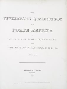 viviparous quadrupeds of North America