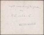 Mrs. Howard shows the beginning of a garden to a neighbor