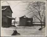 Manville, New Jersey. Garage in the foreground is the home of a white family, consisting of a man and wife.
