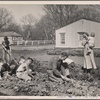 El Monte federal subsistence homesteads. 4 bedroom house. Rent $16.20 a month rent to apply. 8 in family 6 boys ages 1 to 14. Father street car conductor earns $100 month. Calif. 1936