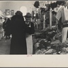 Interior of a grocery store showing the produce section