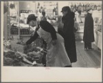 Interior of a grocery store showing the produce section