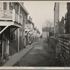 Clean back alleys of Washington Terrace. Cincinnati, Ohio.