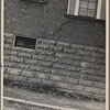 Cracked wall, Washington Terrace. Cincinnati, Ohio.