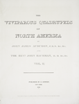 The viviparous quadrupeds of North America