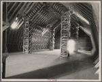 Top section of the new horse barn at the experimental farm of the United States Department of Agriculture. Prince Georges County, Beltsville, Maryland.