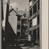Buildings and beer truck. Manchester, New Hampshire.