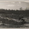 Beginning of dam at lake site. Berwyn, [Greenbelt,] Maryland.