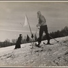 Slalom race. Hanover, New Hampshire. 1936