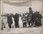 Finish of downhill ski race. Hanover, New Hampshire. 1936