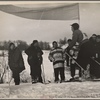 Finish of downhill ski race. Hanover, New Hampshire. 1936