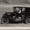 Vernon Evans leaving South Dakota for a new start in the Pacific Northwest. Near Missoula, Montana
