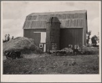 Barn and silo on farm. Farm tenancy project, Tompkins County, New York