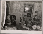 Bedroom in farm home in Minnesota cut-over lands, near Northome