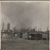 Steel mill and workers' houses near Birmingham, Alabama