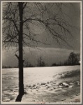 Snow scene. New Hampshire. 1936