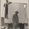 Father and son building home on wheels. Yuba Co. Calif. 1936