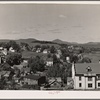 Newport, Vermont, with factory in distance closed for ten years.