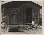 Typical East El Centro home, (Mexican field laborer) El Centro, Imperial Valley, Calif. 1936